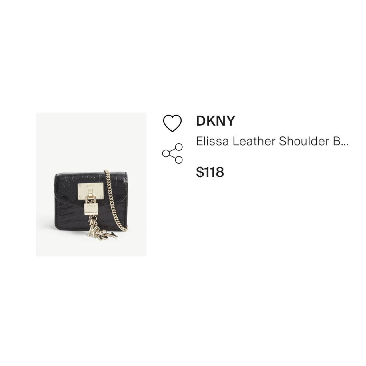 Dkny elissa leather micro mini online bag