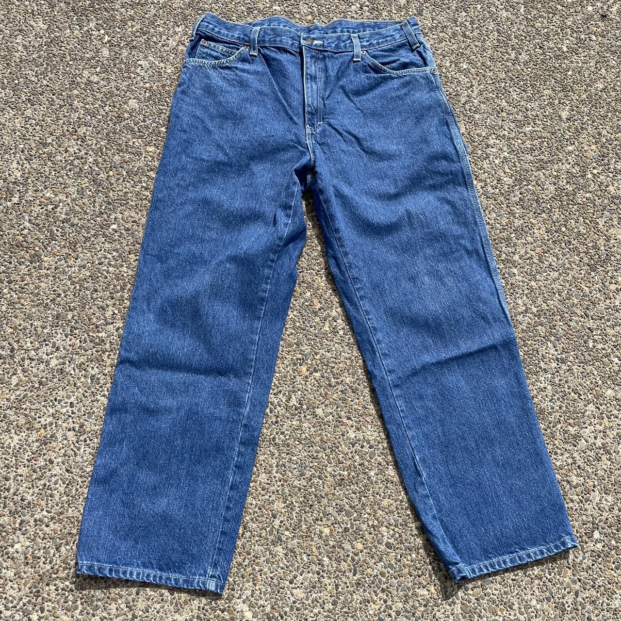 Dickies Men's Blue Jeans | Depop