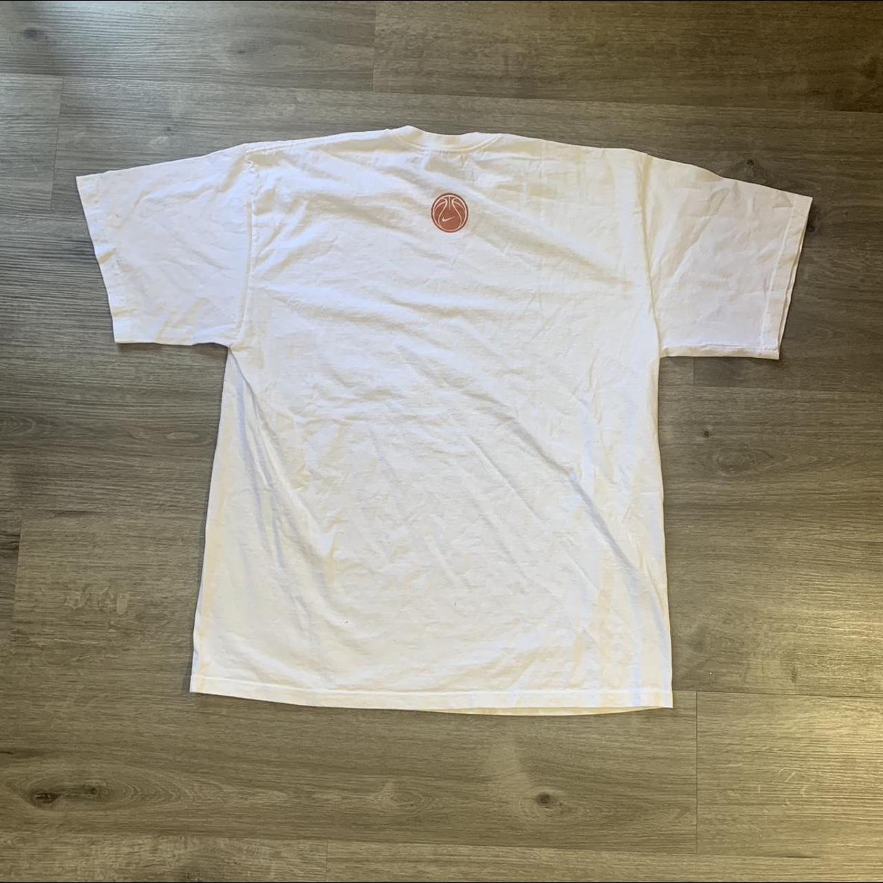 nike silvertag plain white tee minimalistic and... - Depop