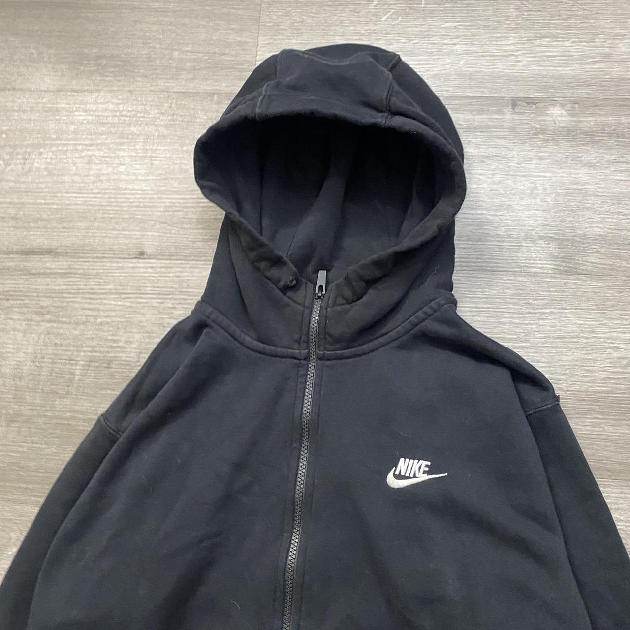 mens black nike zip hoodie
