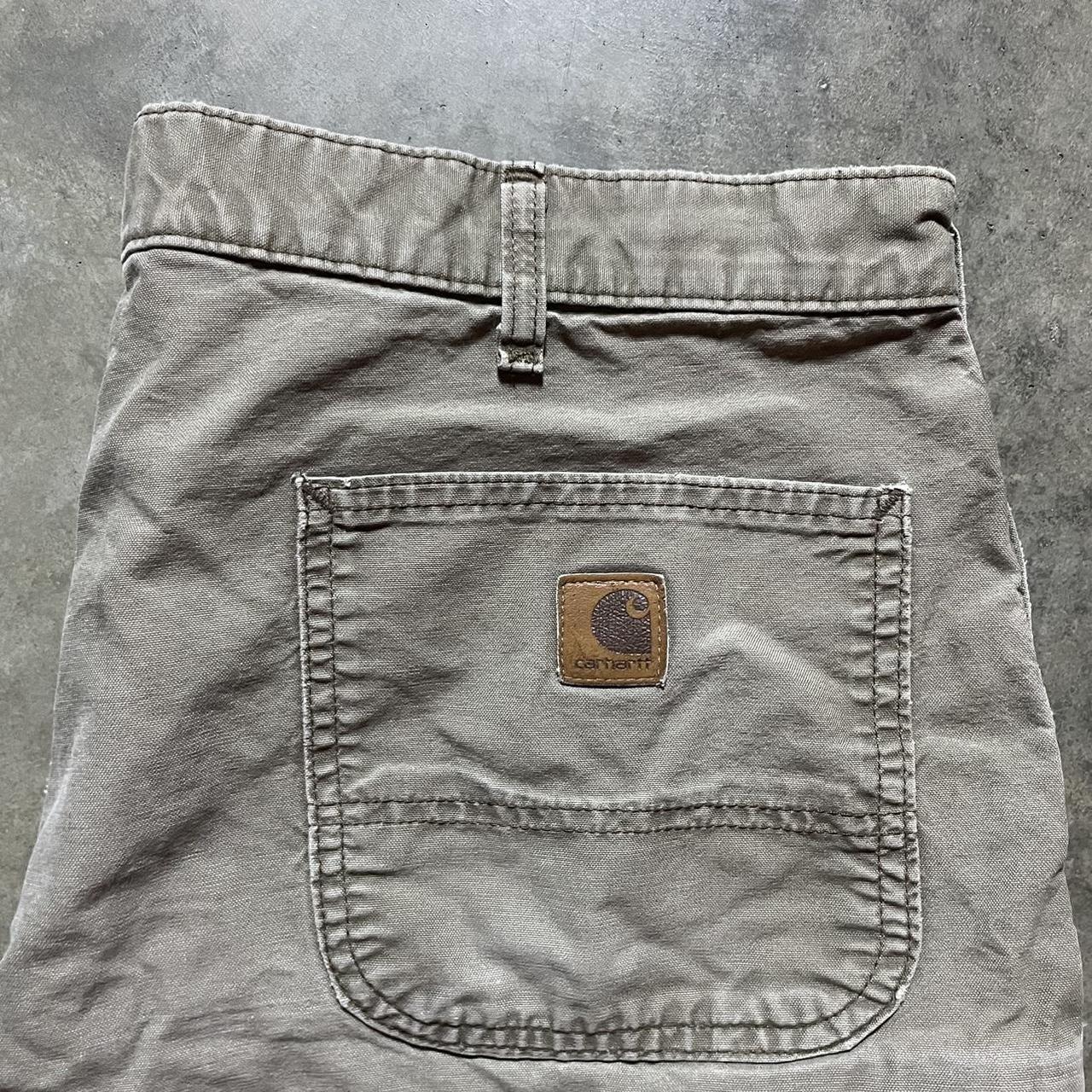 vintage baggy brown carhartt shorts 🔹 beautiful... - Depop