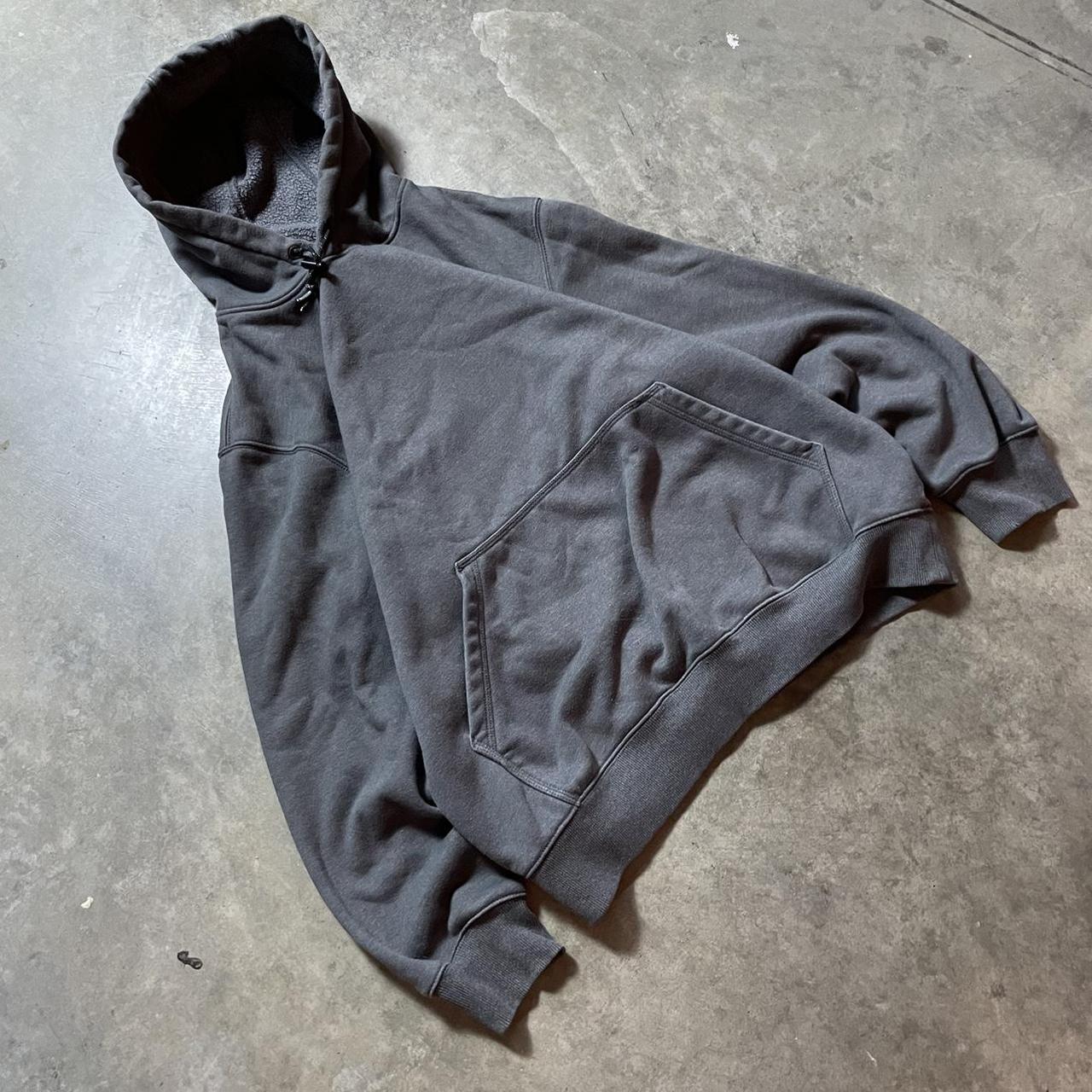 Grey Black Baggy Carhartt Hoodie Size Large 🔹 Depop