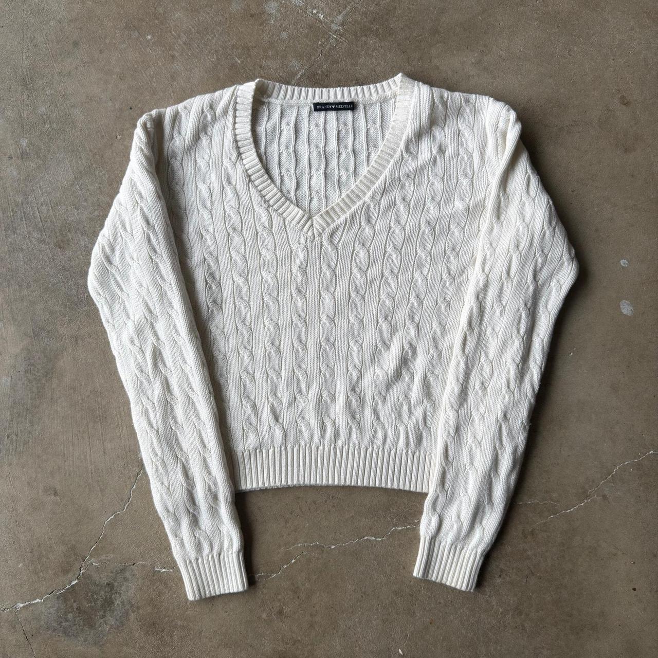 American Vintage Women's Sweater - White - One si… - image 1