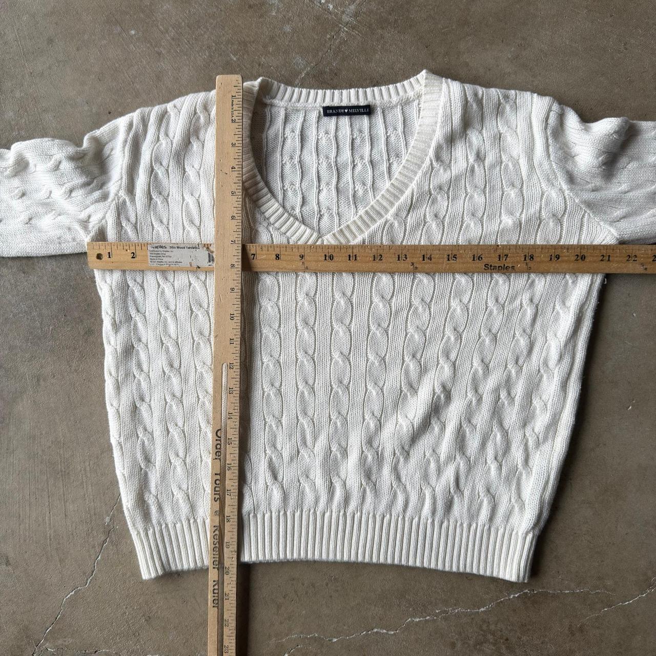 American Vintage Women's Sweater - White - One si… - image 3