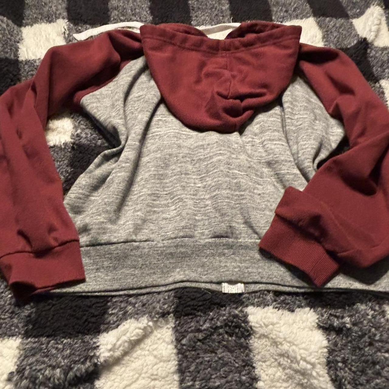 Women's Hoodie - Grey/Multi - L – Doublju Burgund… - image 2