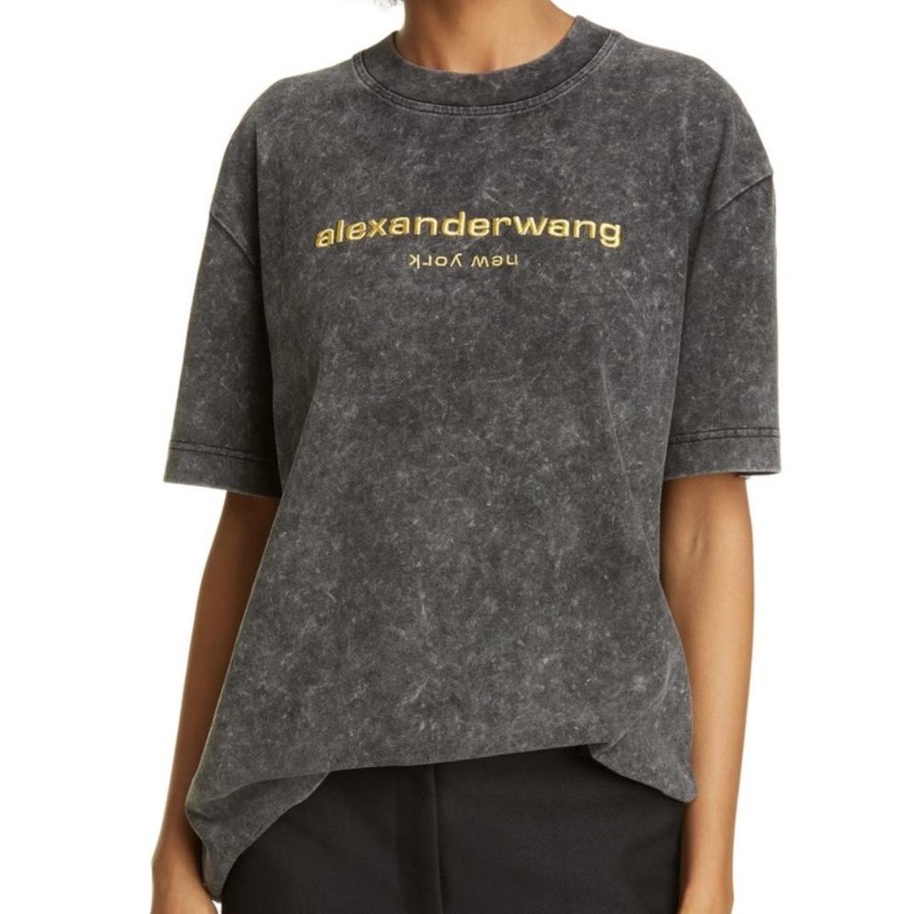 ユニセックス【alexanderwang】Acid Wash T-shirt ロゴリピート ユニセックス【alexanderwang】Acid Wash T-shirt ロゴリピート