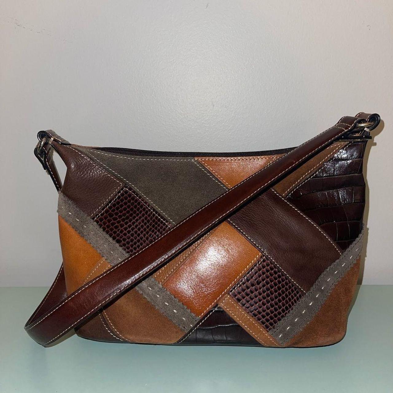 Fossil patchwork leather discount purse