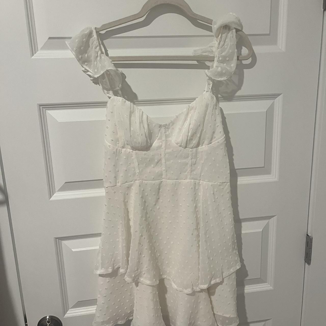 Hello Molly White Dress graduation rush bridal... Depop