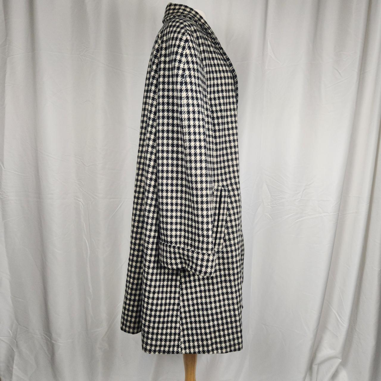 Vintage Samantha Taylor Houndstooth Wool... - Depop