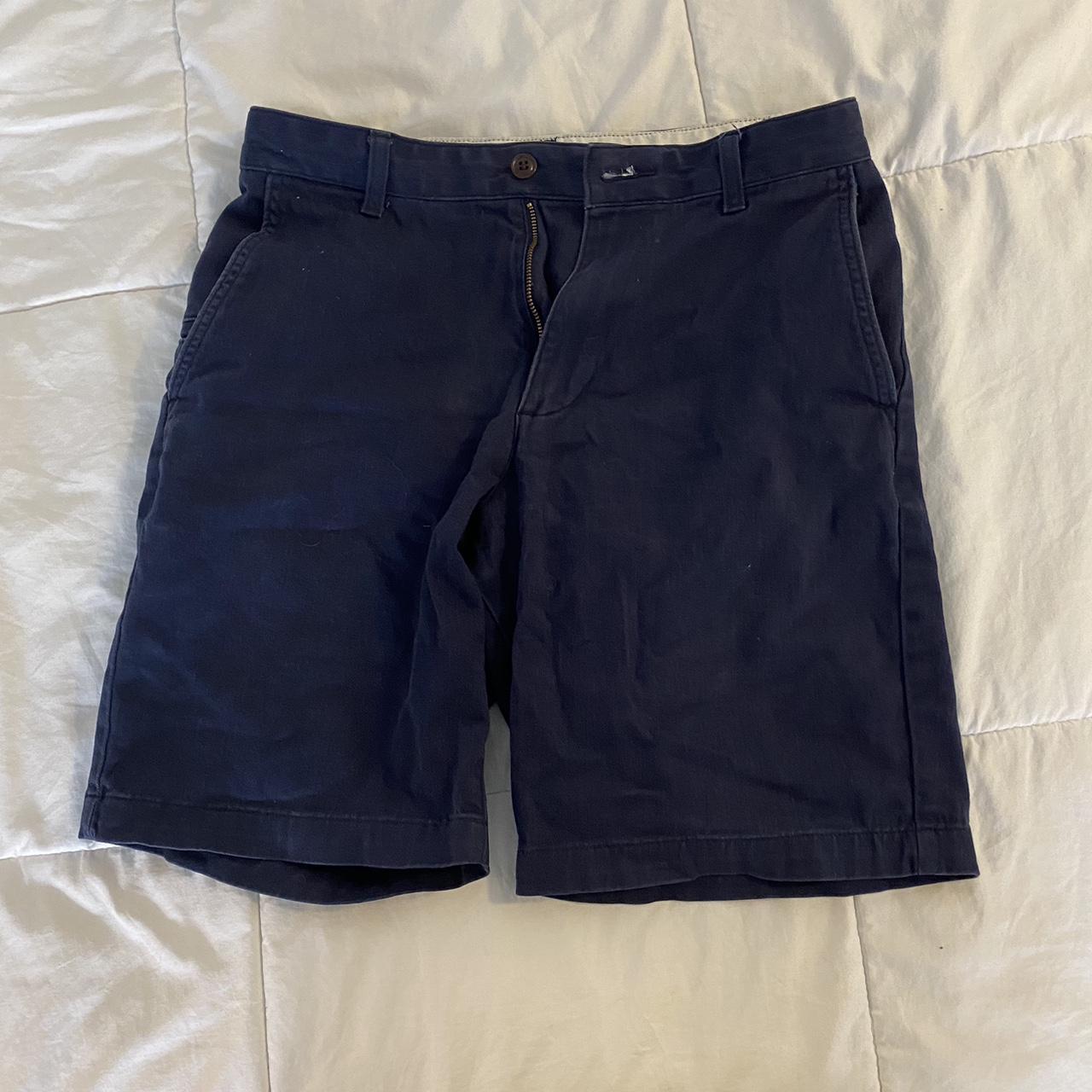 Men’s Dockers Navy Blue Dress Shorts Size Medium - Depop