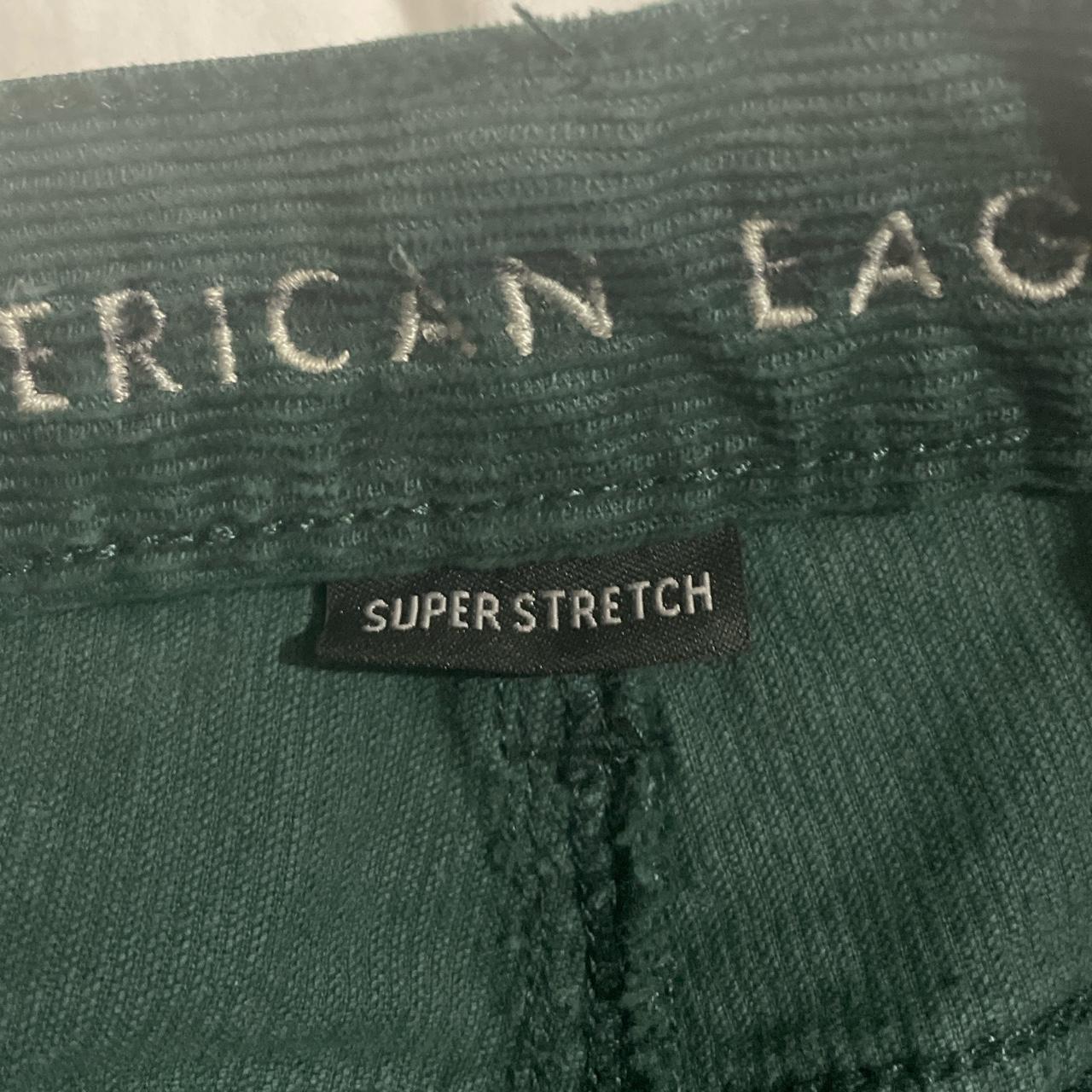 American Eagle Women's Green Jeans Depop