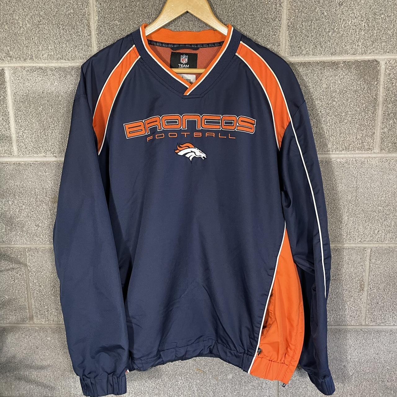 Y2K Denver Broncos Navy Tee This NFL Shop shirt is - Depop