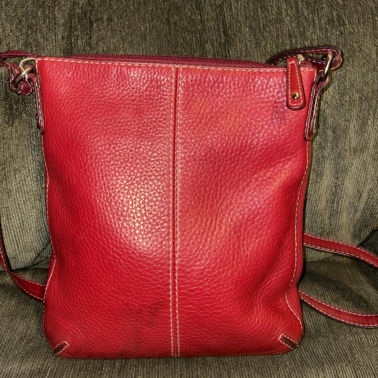 Fossil Women's Bag - Red – Red Fossil with key ha… - image 2