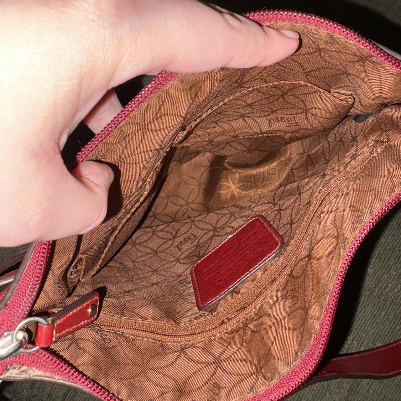 Fossil Women's Bag - Red – Red Fossil with key ha… - image 3