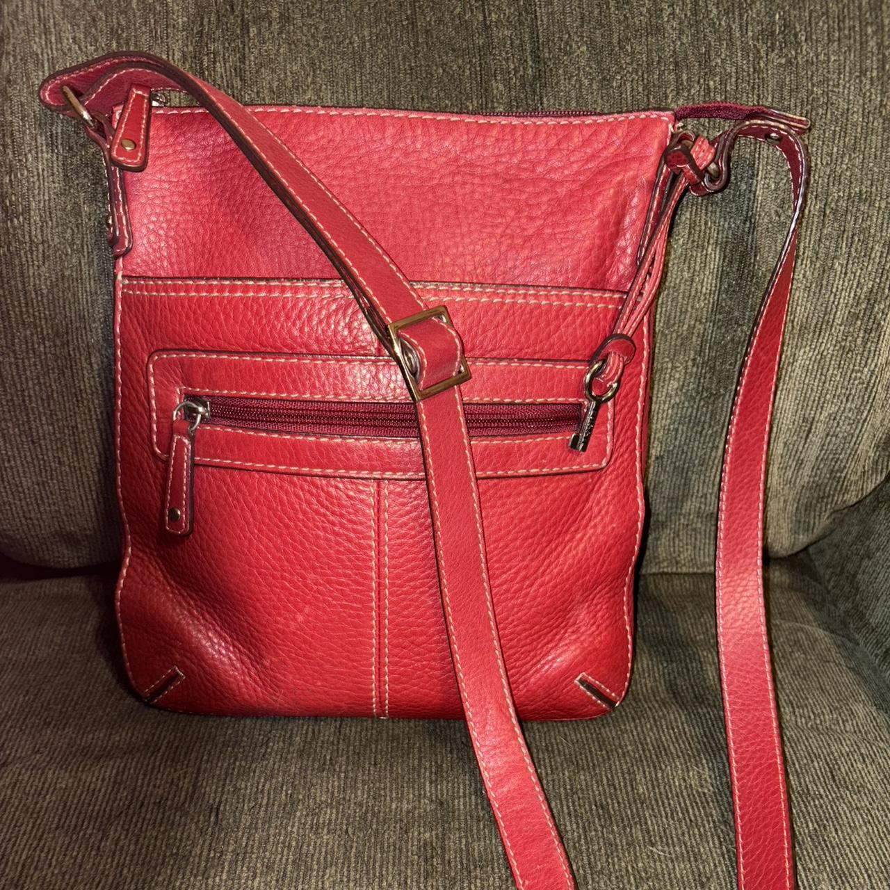 Fossil Women's Bag - Red – Red Fossil with key ha… - image 1