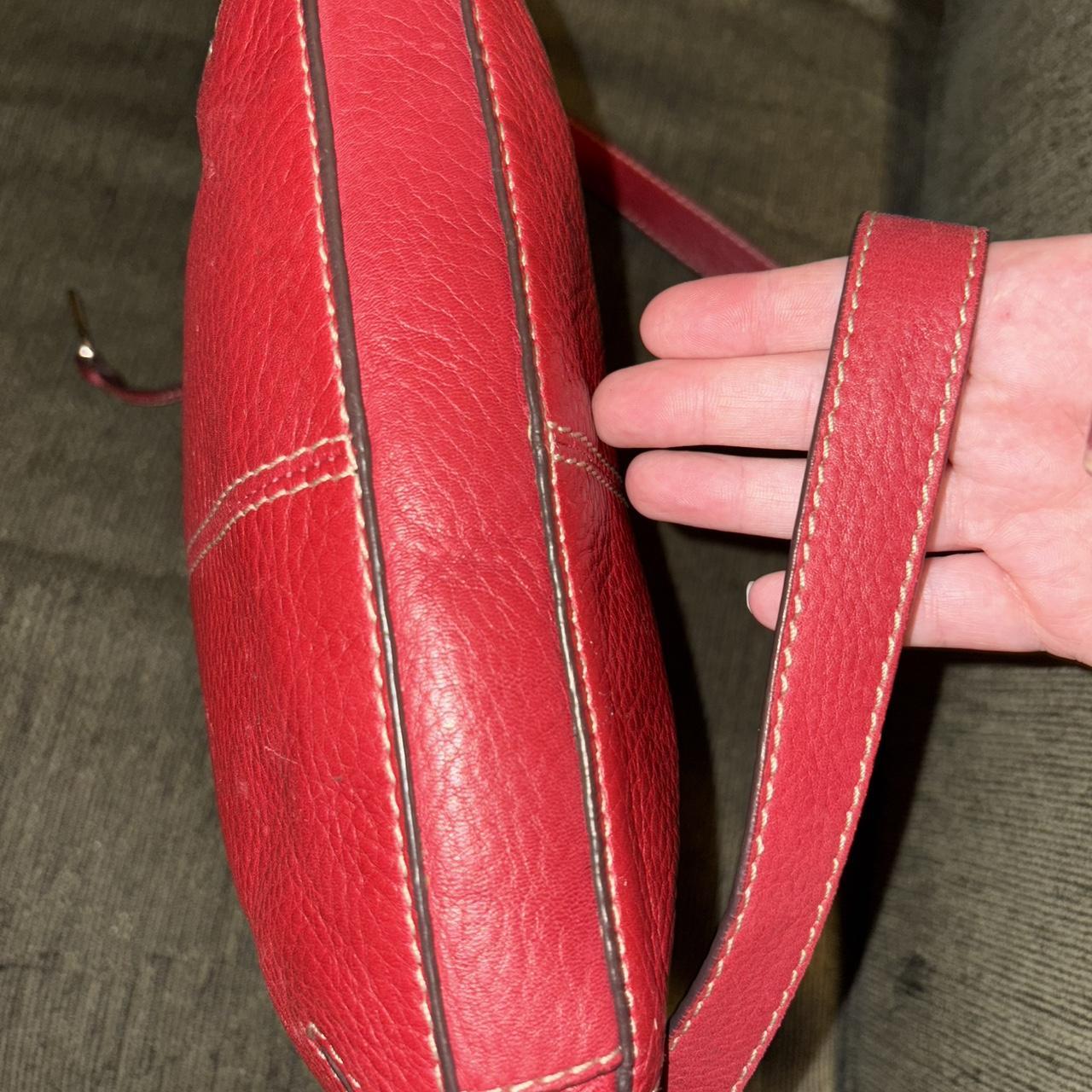 Fossil Women's Bag - Red – Red Fossil with key ha… - image 5