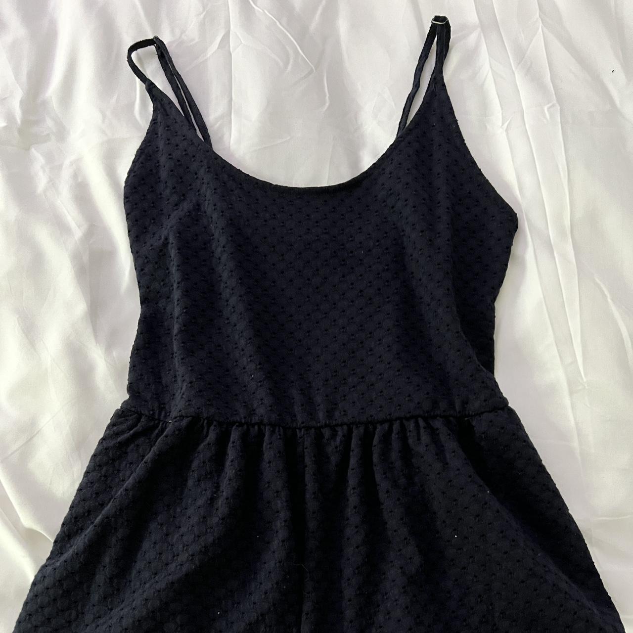 Women's Black Playsuit-romper | Depop