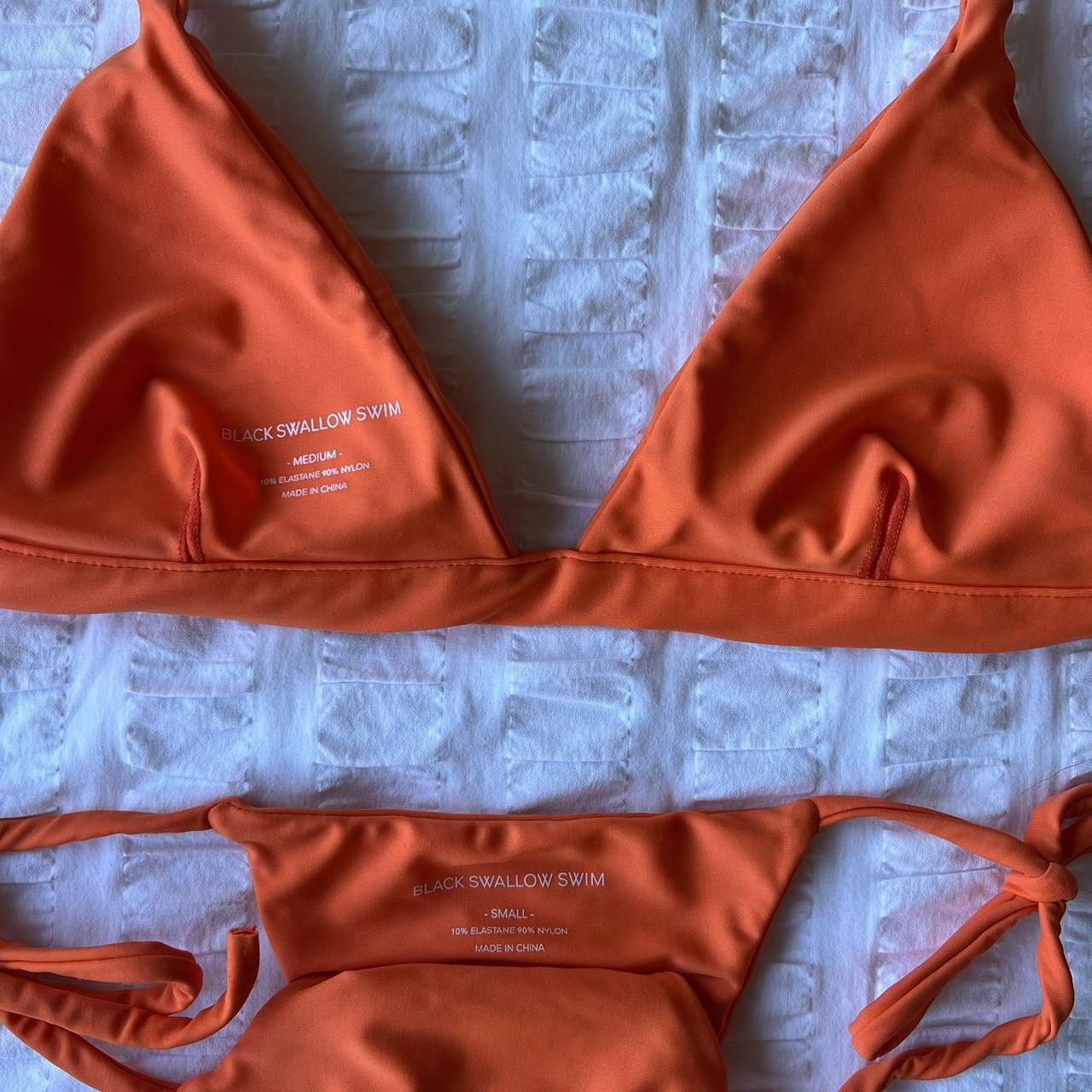 Womens Orange Bikinis And Tankini Sets Depop