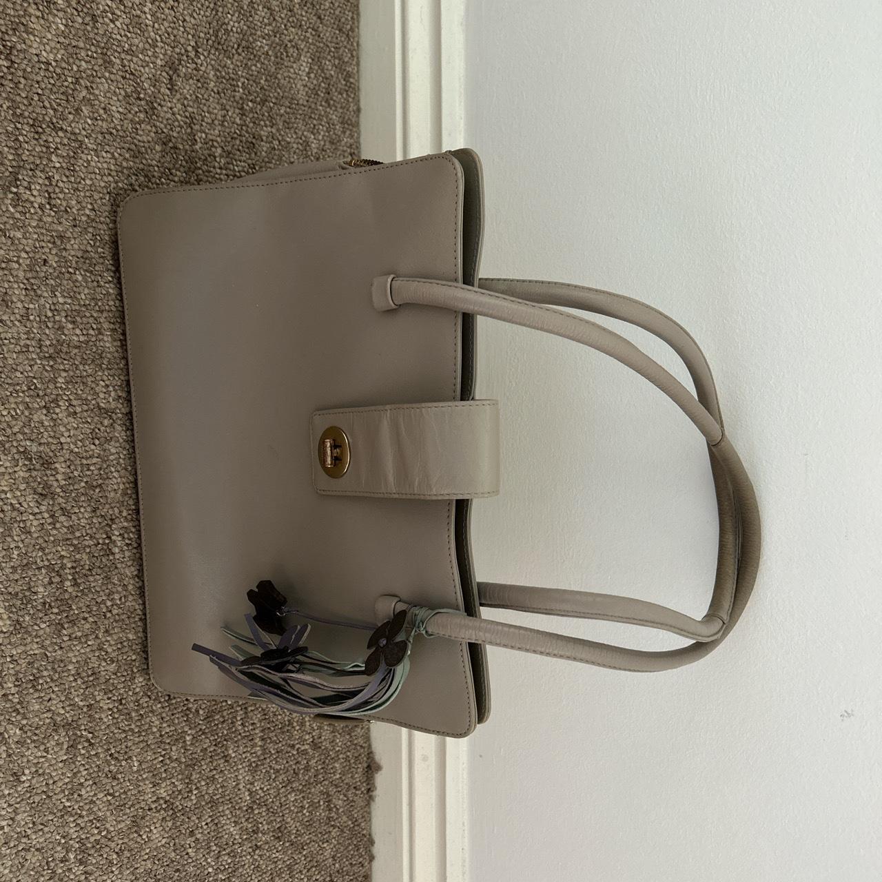 Grey Radley bag with multiple compartments . Depop