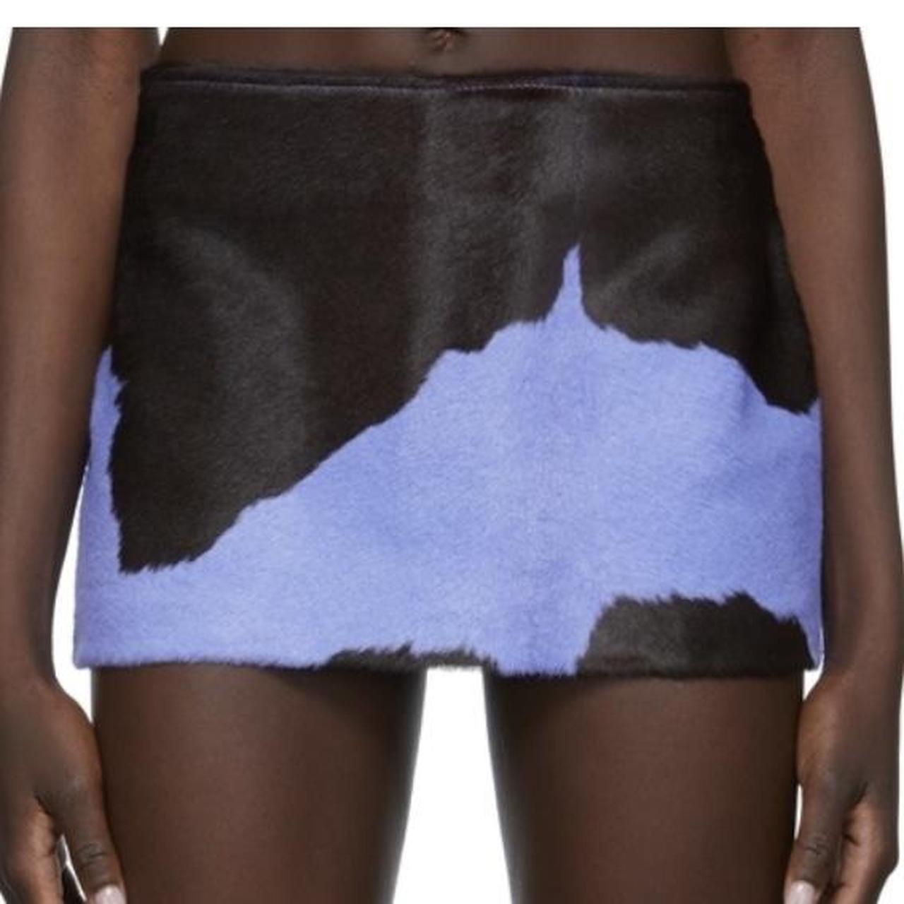 Burberry cow shops print skirt