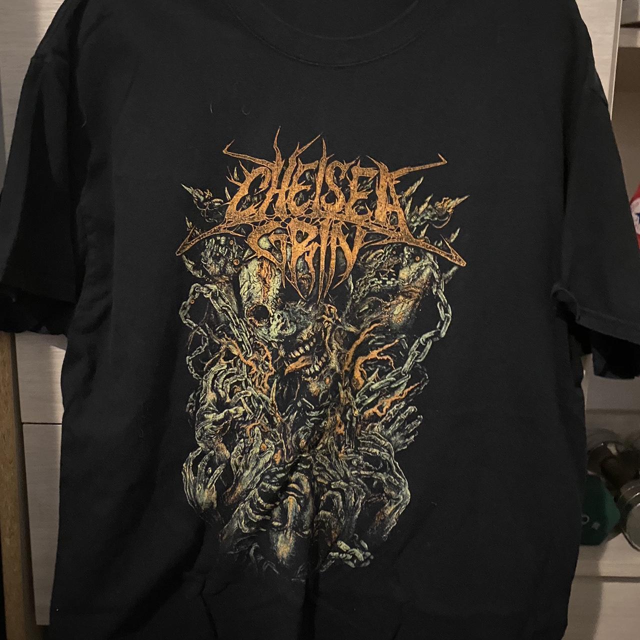 Vintage Chelsea grin shirt #metal #vintage... - Depop