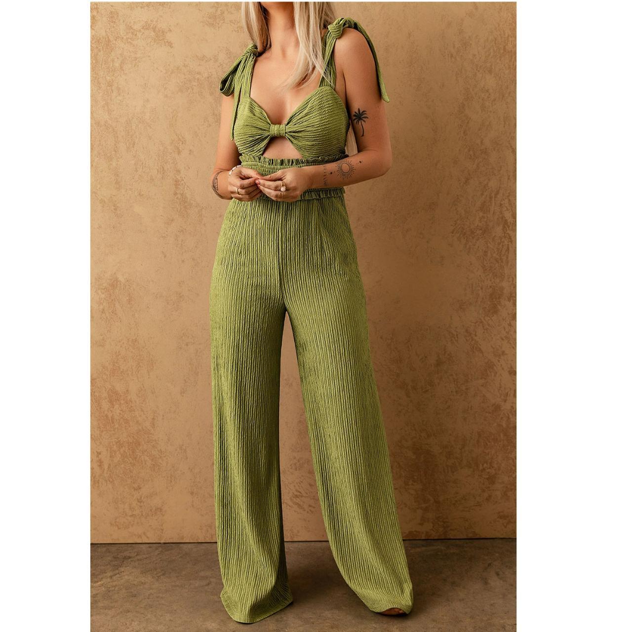 Women's Green Jumpsuit Depop