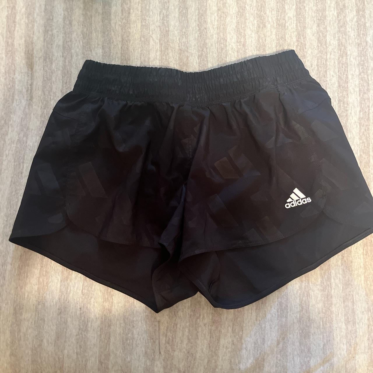 Adidas Women's Black and Blue Shorts | Depop