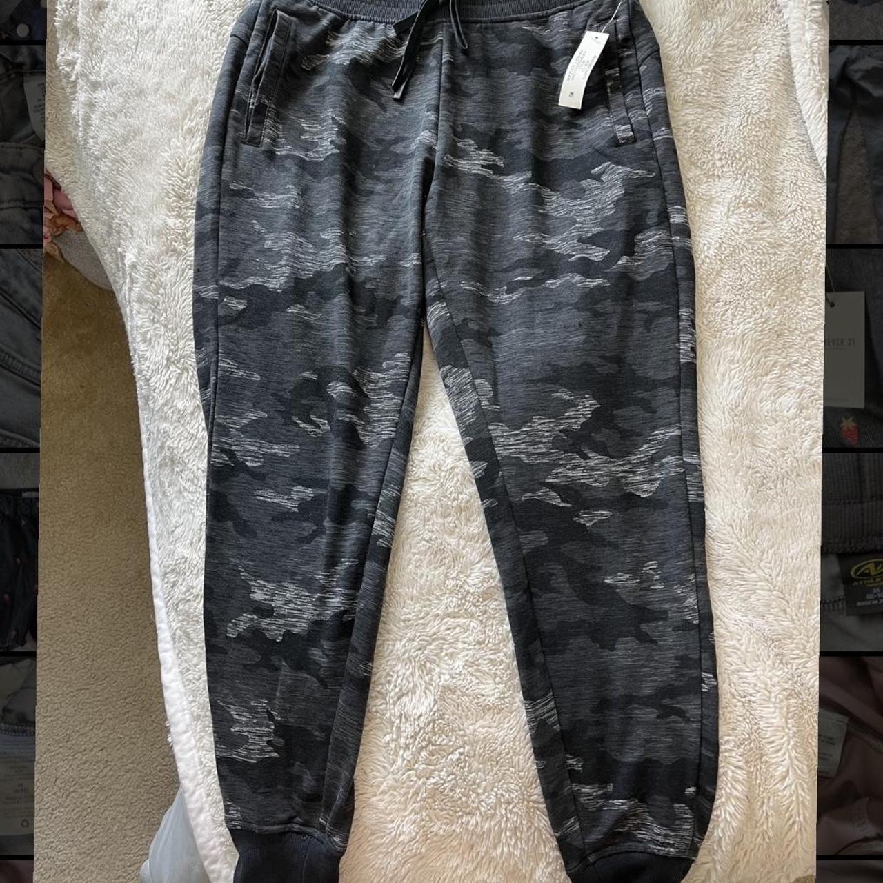 Black Camo Joggers This is a black and grey camo - Depop