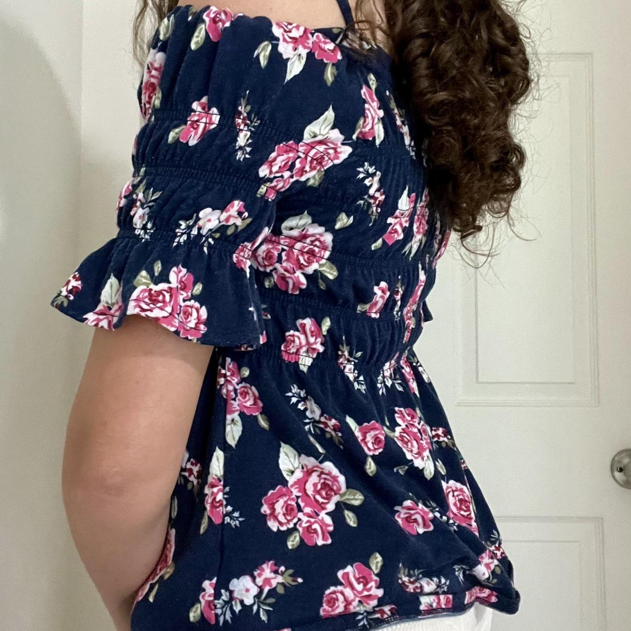 Wallflower Girl Off the Shoulder Floral Top This is... Depop