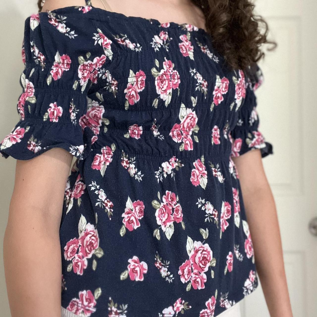 Wallflower Girl Off the Shoulder Floral Top This is... Depop