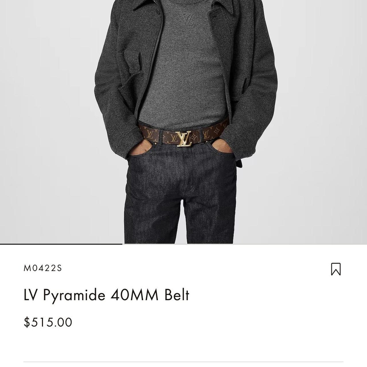 Louis Vuitton LV Pyramide 40mm Belt