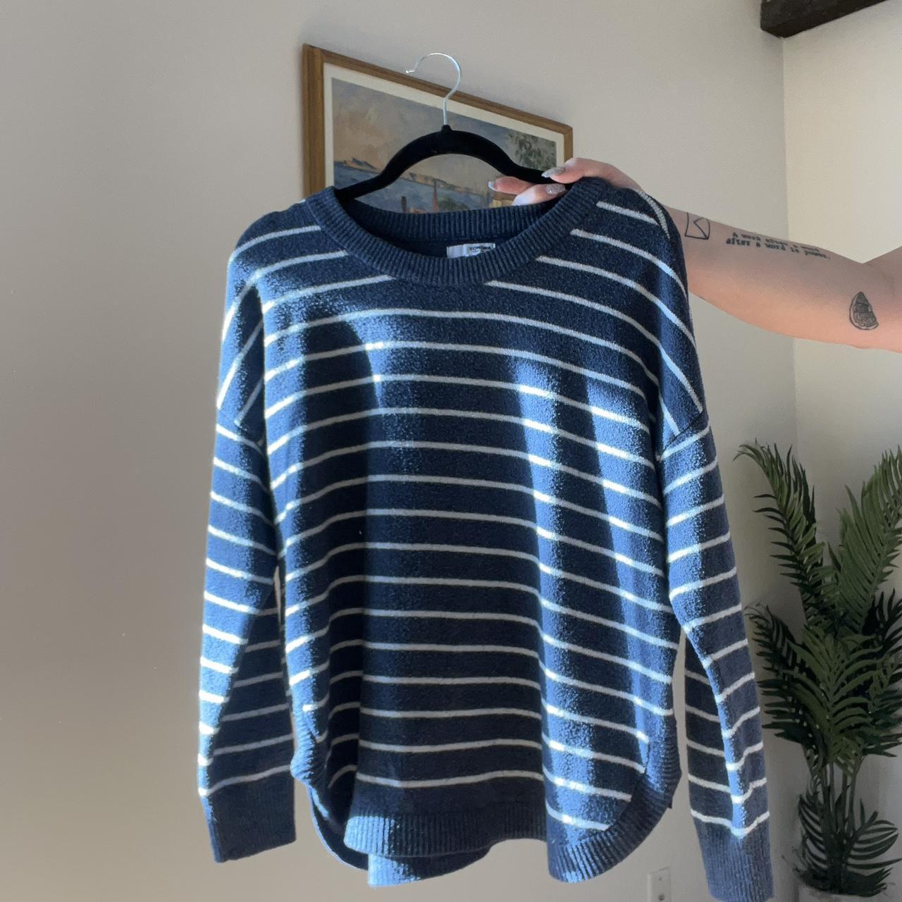 Women's Sonoma stripped sweater Super soft and - Depop