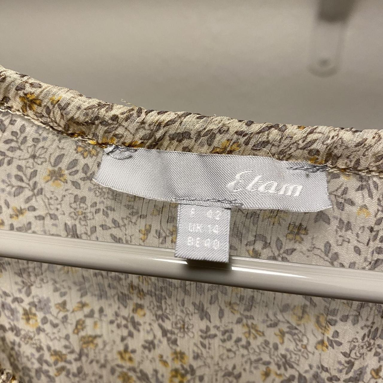 Etam Women's Cream and Yellow Dress (6)