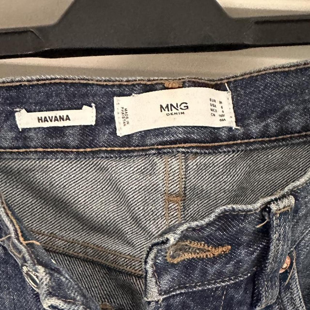 MNG Havana jeans in Navy, Euro size 38, - Main Image