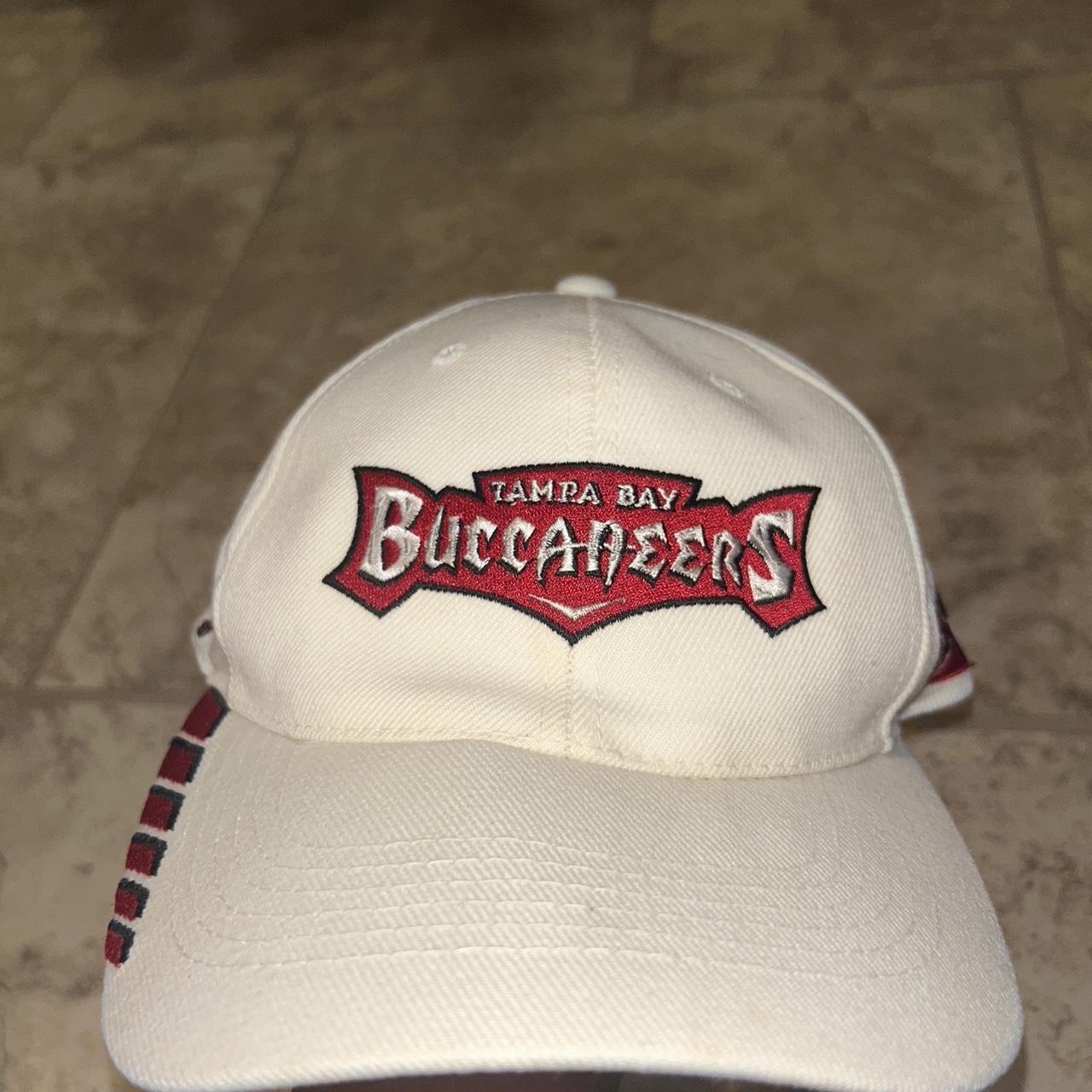 90s NFL Tampa Bay buccaneers Hat Super tuff color - Depop