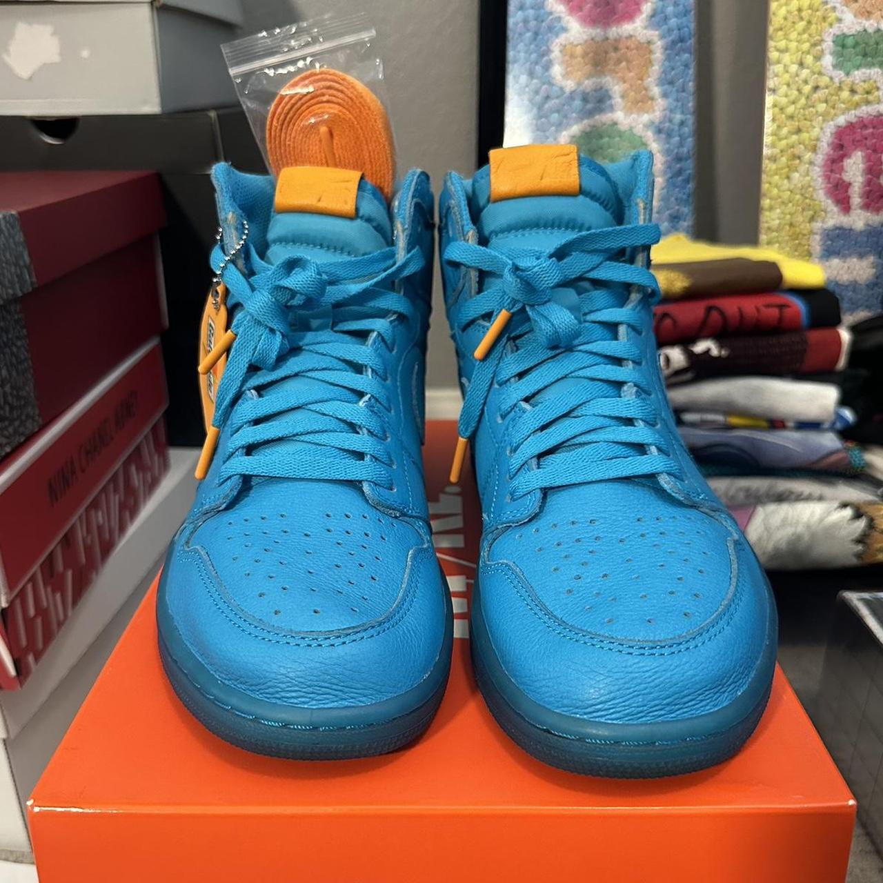 Jordan 1 Retro High Gatorade Blue Lagoon Men's - AJ5997-455 - US