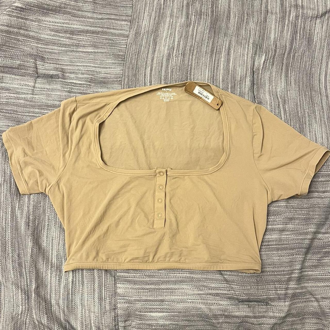 New without tags Skims Fits Everybody Henley Crop - Depop