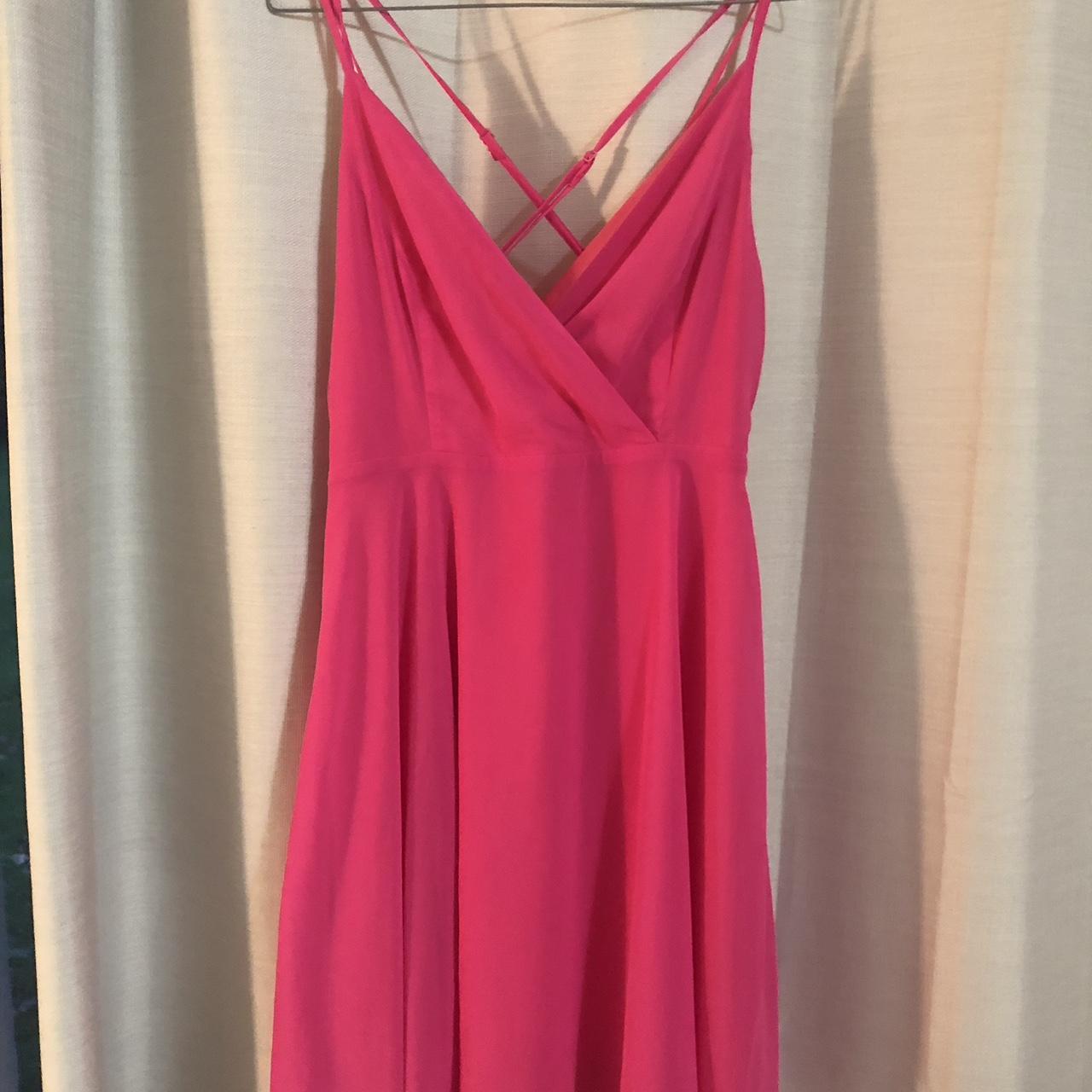 Pagani hot pink dress Fits a size 16 but would be... - Depop