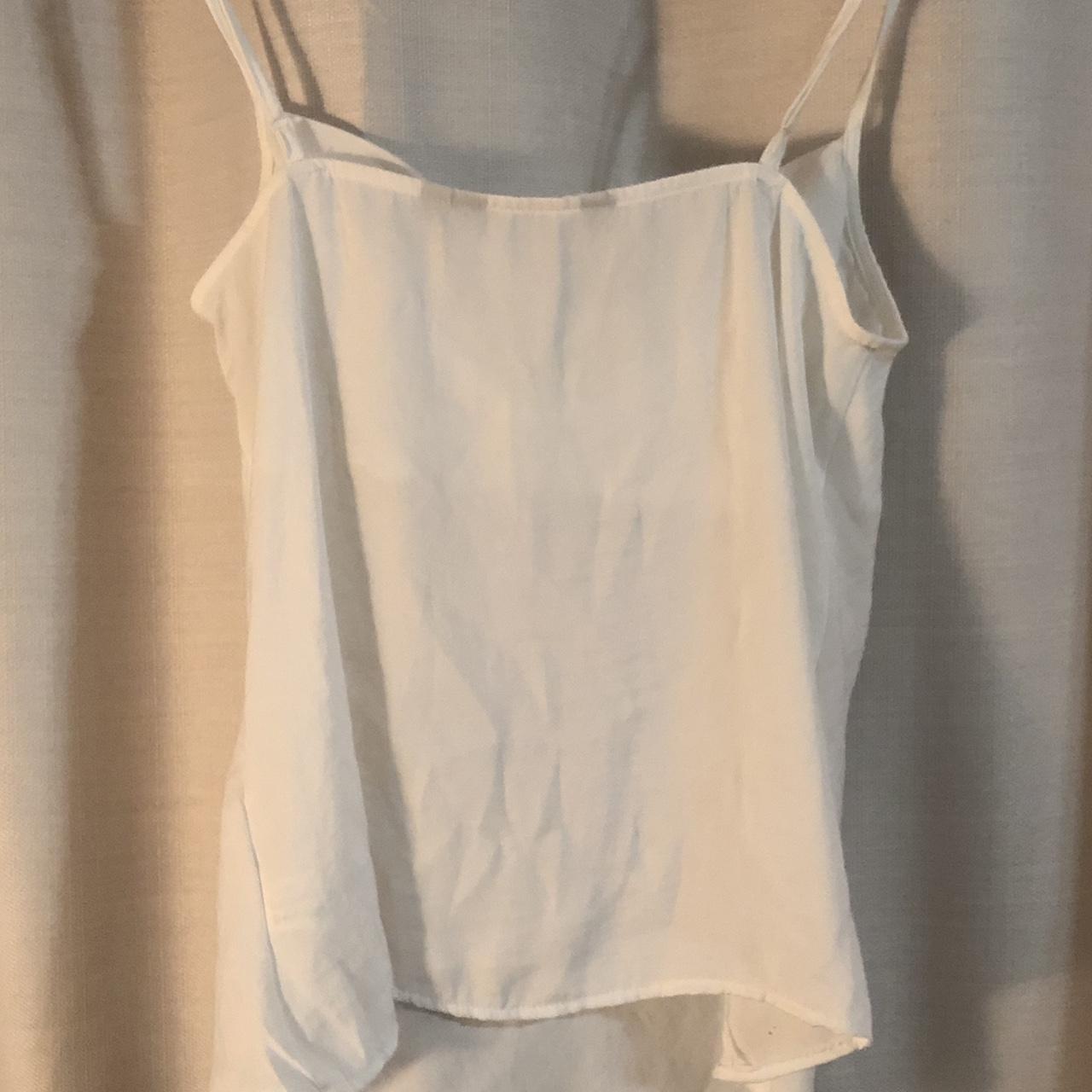 Glassons white singlet Thrifted by me but wrong... - Depop