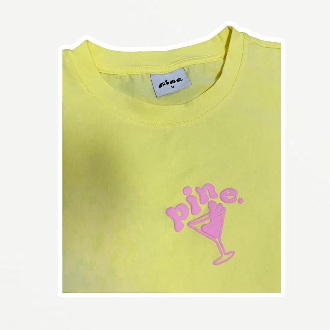 THE PINE CO CROP TOP yellow and pink Size Medium... Depop