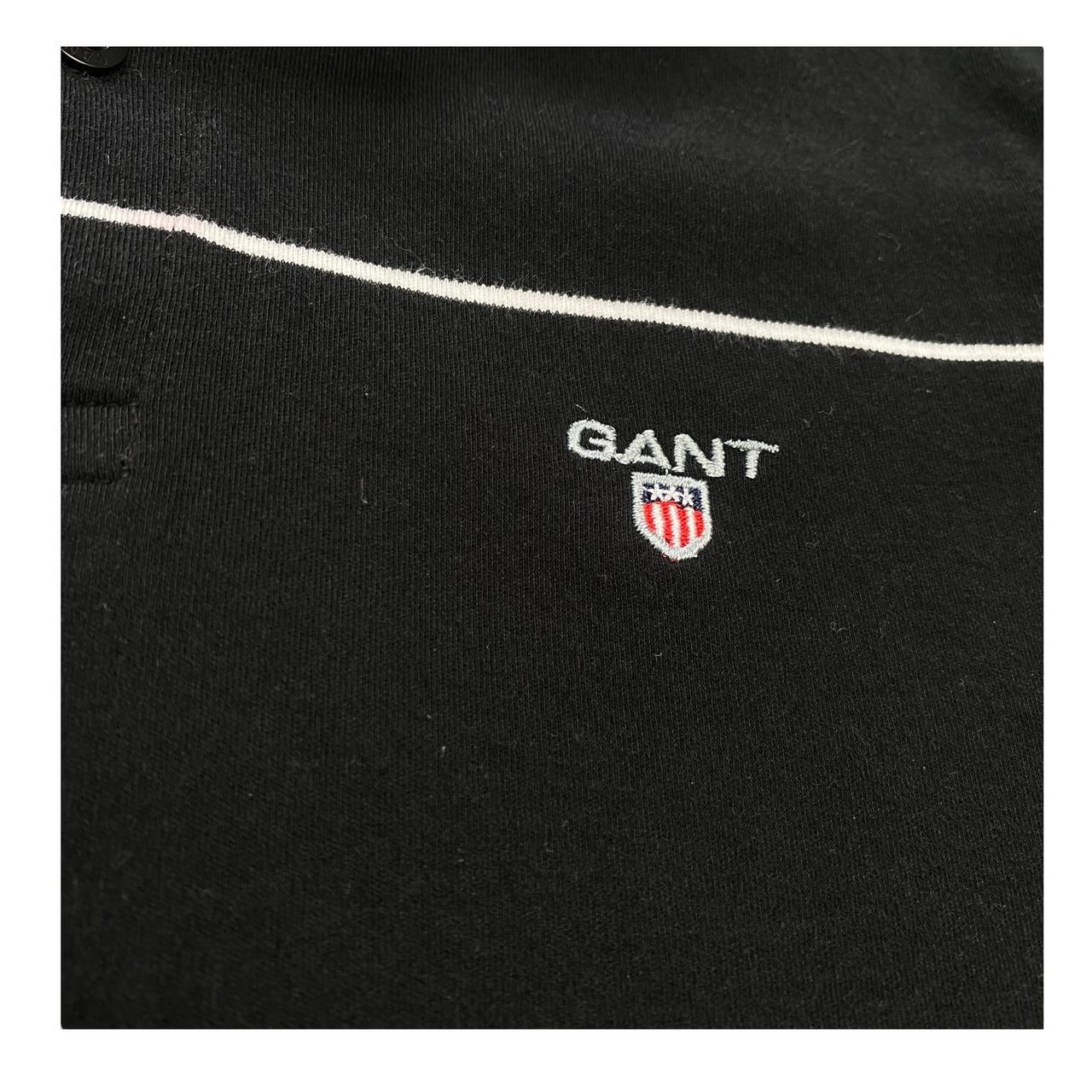 Gant Striped black Rugby Polo Long Sleeve Polo... - Depop