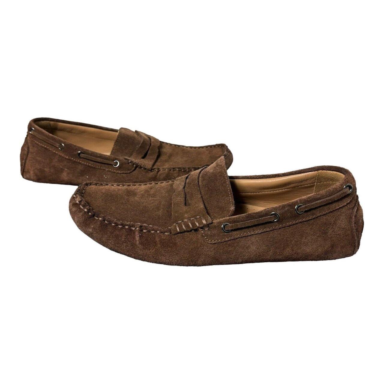 Clarks suede slip 2024 on boat shoes