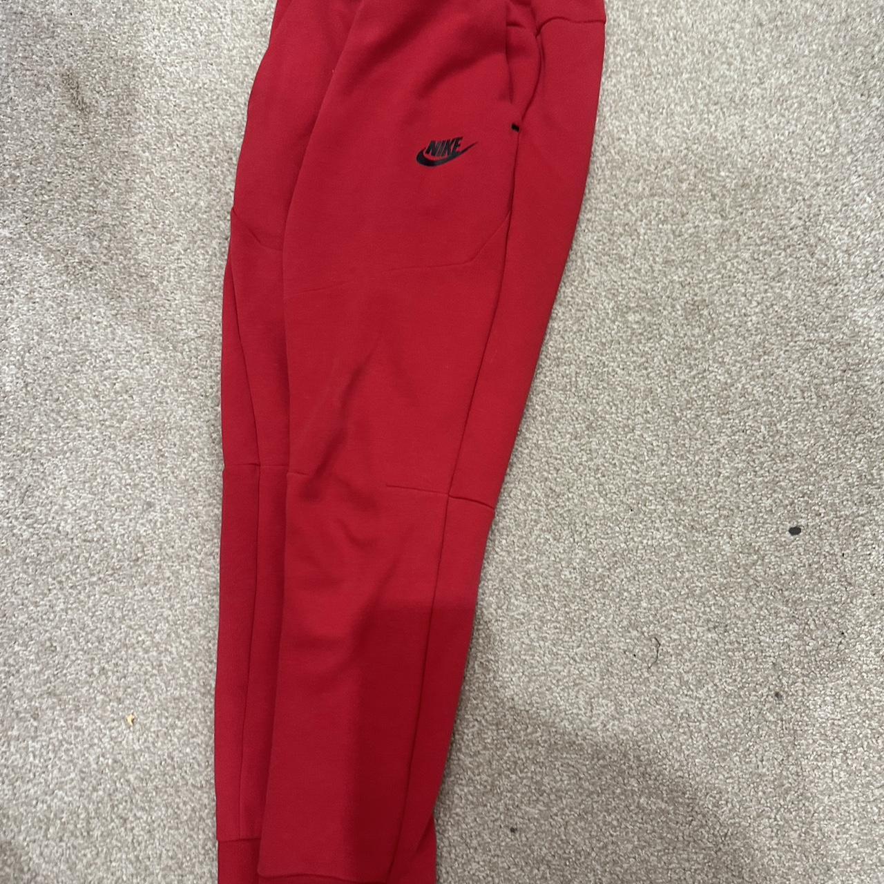 Red nike tech. Kids M size. Hardly Worn, Amazing... Depop