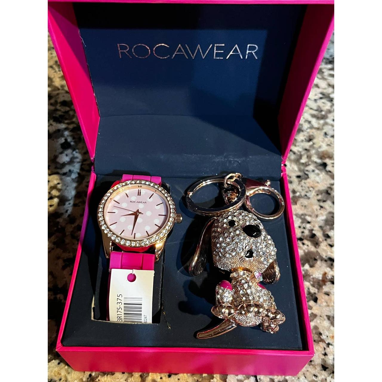 Rocawear Men's Chronograph Quartz Metal Strap Analog Watch w/ Necklace &  Bracelets, Black/Two Tone - Walmart.com
