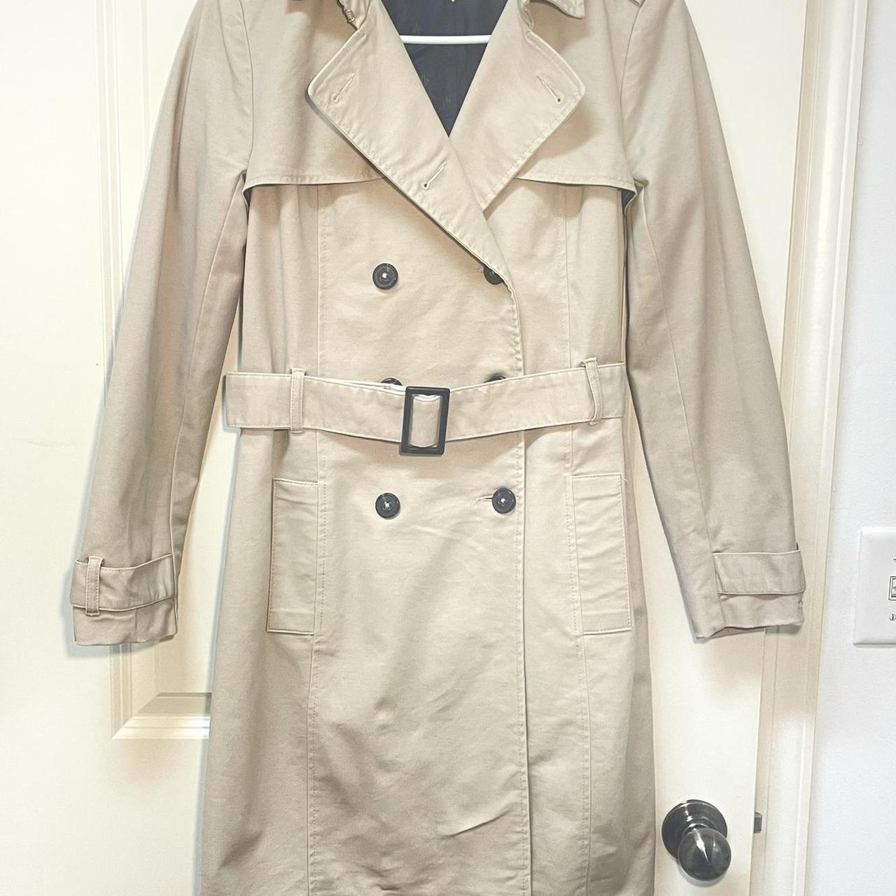 Stylish trench coat from Tommy Hilfiger. Tan color... - Depop