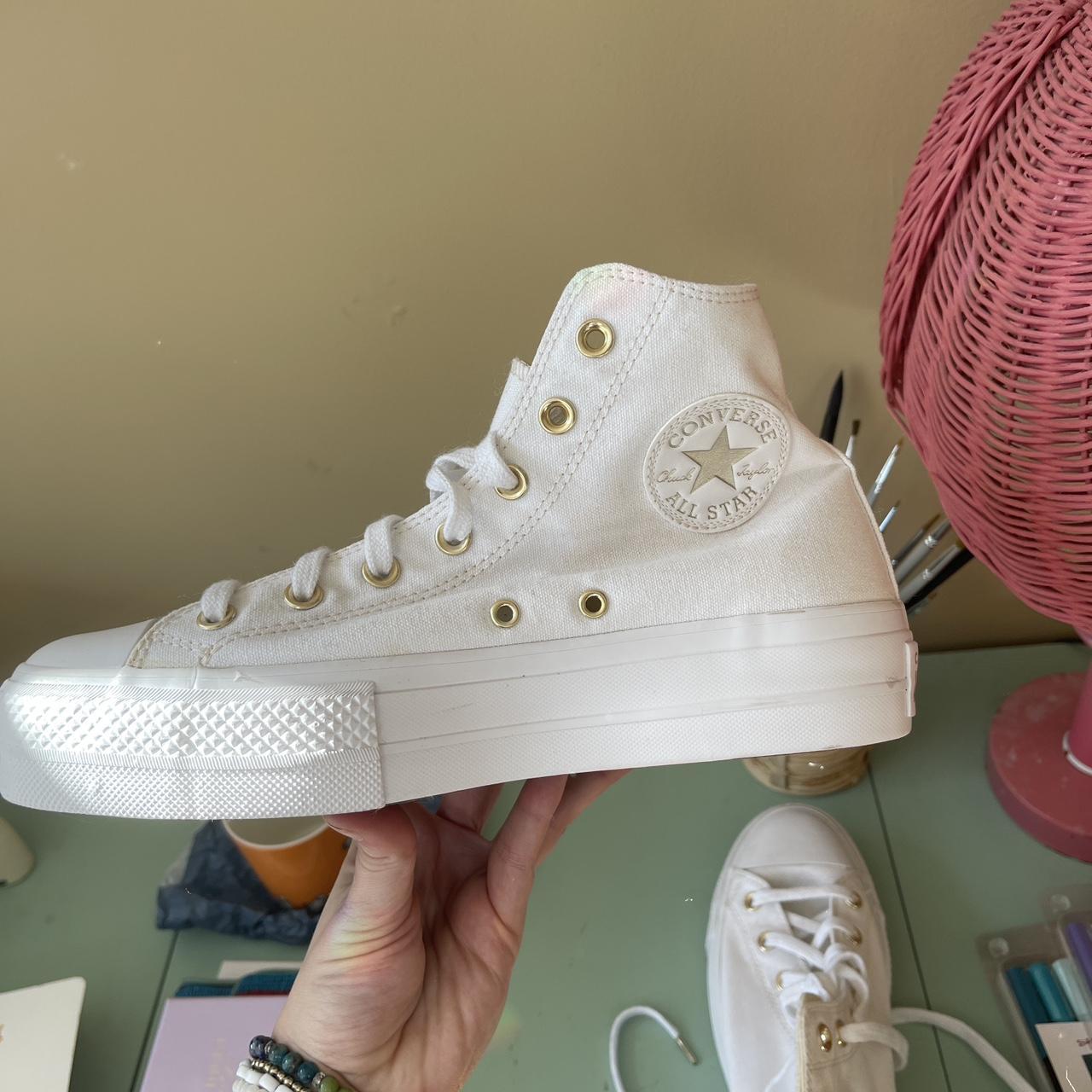 Rose gold converse size on sale 7