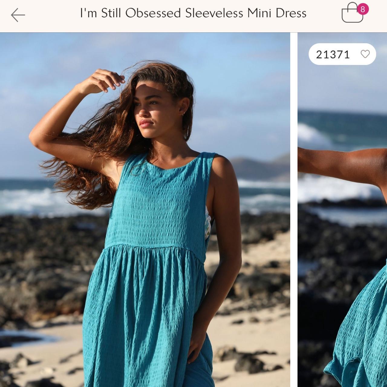 Free people “I’m still obsessed” mini dress, never - Depop