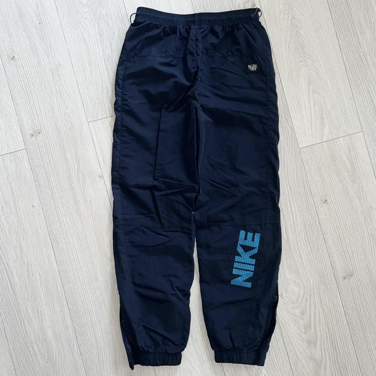 00s Navy Nike Tracksuit Bottoms baggy fit 00s... Depop