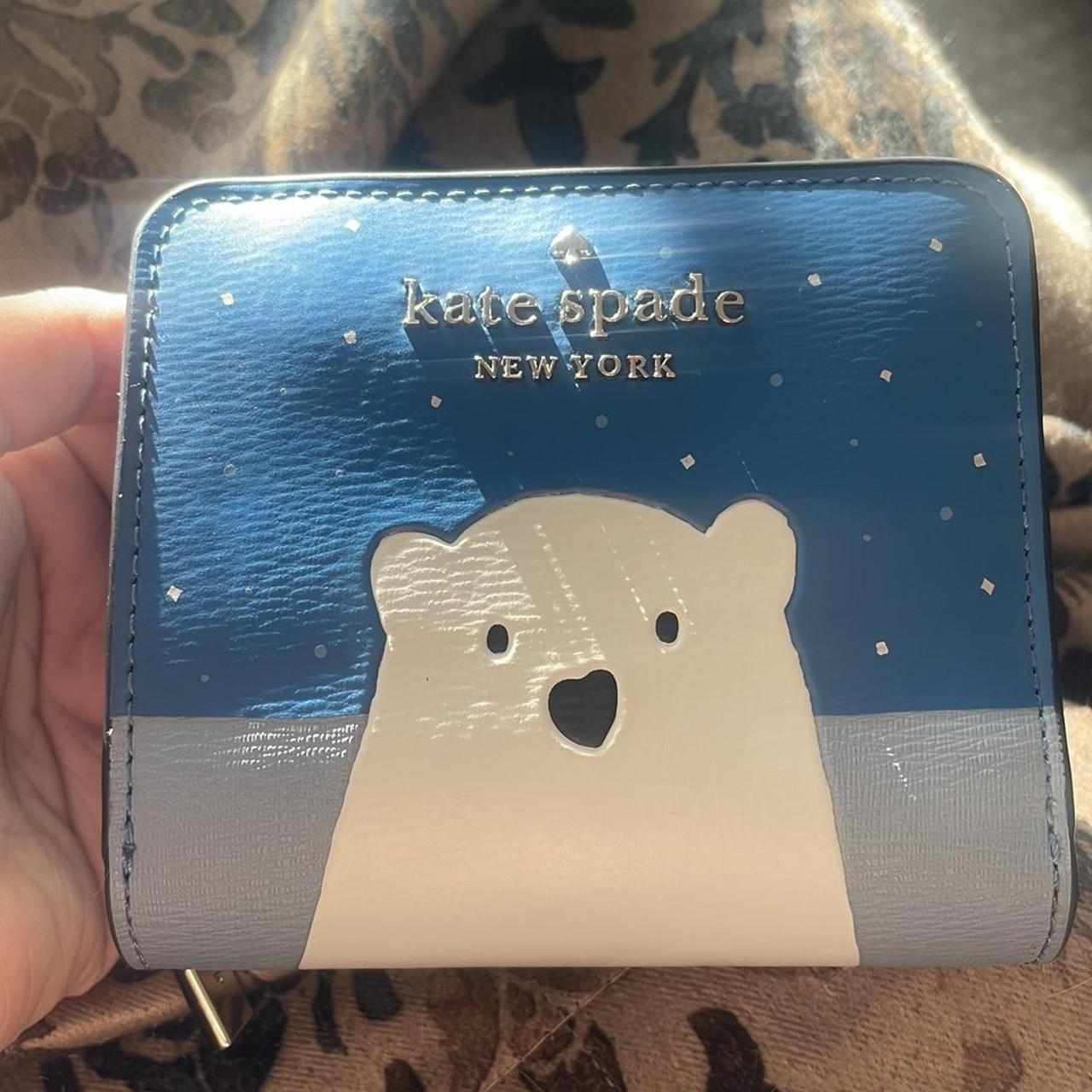 Kate Spade New York Women's Blue Wallet-purses | Depop