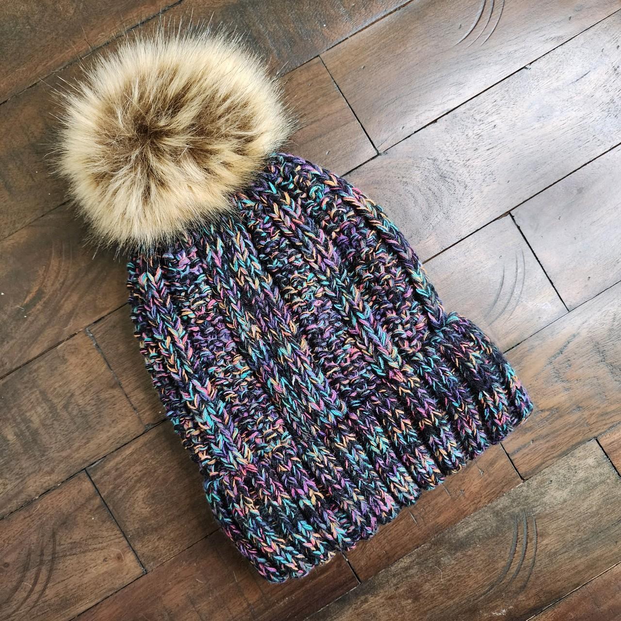 C.C Beanie Women's Hat - Multi – C.C Black with b… - image 8